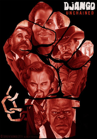 Django Unchained Fan Art - Canvas Prints