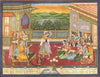 Indian Miniature Art - Rajput Painting - Royal Darbar - Framed Prints