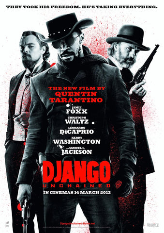 Django Unchained Movie Promotional Artwork - Large Art Prints