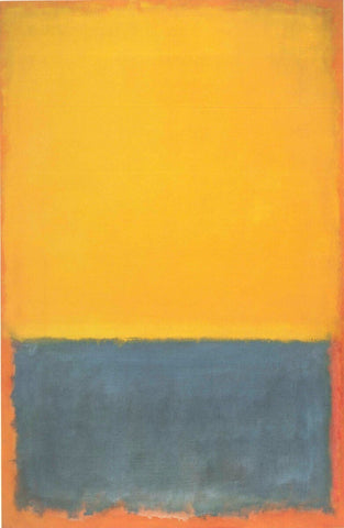 Yellow And Blue - Large Art Prints by Mark Rothko