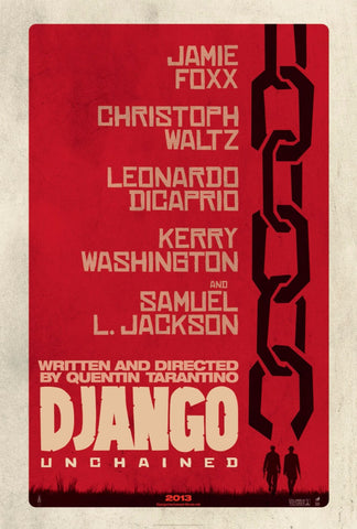 Django Unchained Movie Promotional Artwork - Canvas Prints