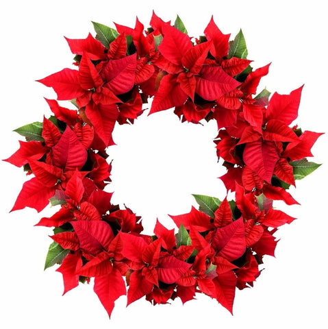 Christmas Coloured Wreath - Posters