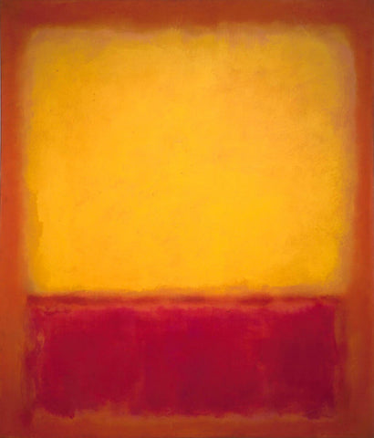 Yellow Over Purple - Large Art Prints by Mark Rothko