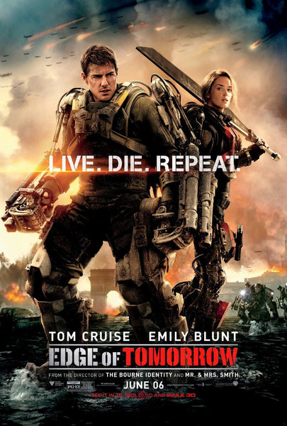 Edge of Tomorrow Movie Promotional Artwork - Posters