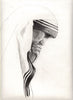 Pencil Sketch - Mother Teresa - Large Art Prints