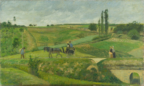 Route deEnnery by Camille Pissarro