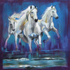 Running Horses Oil Painting - Framed Prints