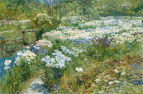 Water Garden by Childe Hassam