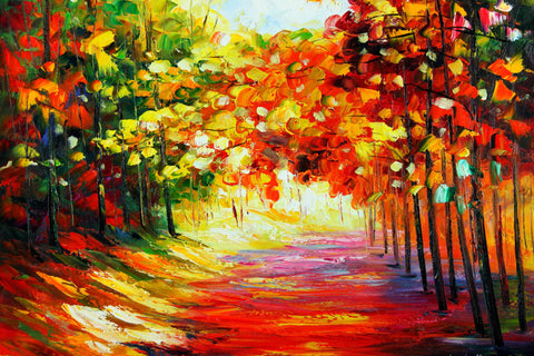 Nature Oil Painting - Posters by Sina Irani