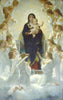 Virgin Mary with Angels - Canvas Prints
