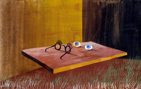 Eyes on the Table (Ojoa sobre la mesa) - Remedios Varo - Canvas Prints