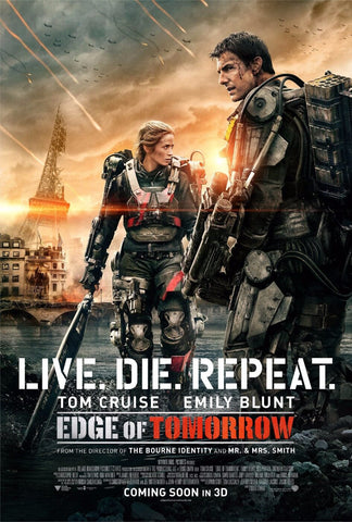 Edge of Tomorrow Movie Promotional Artwork - Framed Prints