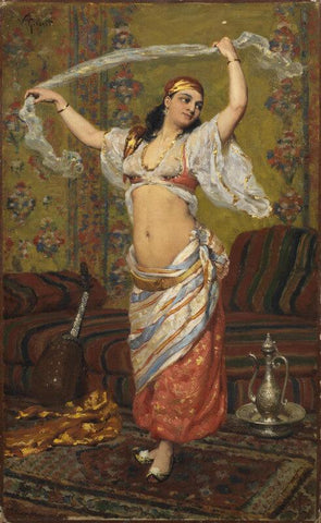 The Dance - Canvas Prints by Victor Gabriel Gilbert