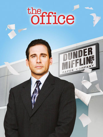 Dunder Mifflin Inc  - Michael Scott - Steve Carell - The Office TV Show - Canvas Prints