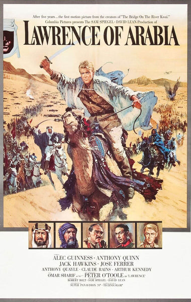 Lawrence of Arabia (1962) – Peter O'Toole – Hollywood Classic English Movie Poster - Posters
