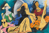 Mother Teresa - M F Husain - Canvas Prints