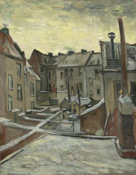 Houses Seen From the Back - Canvas Prints