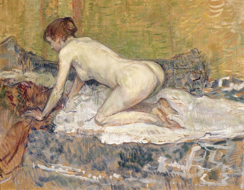 Crouching Woman with Red Hair by Henri de Toulouse-Lautrec