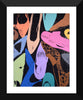 Set Of 3 Andy Warhol - Diamond Dust Shoes - Framed Digital Art Print (12x9)