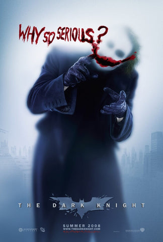 The Joker - Why so Serious - Large Art Prints