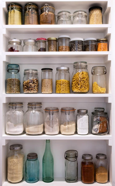 Shelf In The Kitchen - Canvas Prints