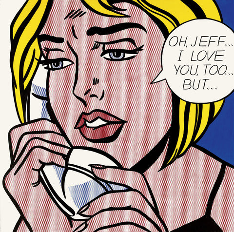 Best Valentine's Day Gift - Love Art by Roy Lichtenstein - Art Prints