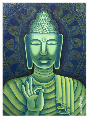Buddha - Posters by Chandru S Hiremath