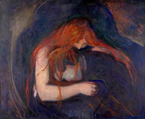 Vampire - Framed Prints by Edvard Munch