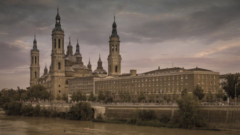 Bascilica Across Ebro - Large Art Prints by Sachin Sawhney Photography