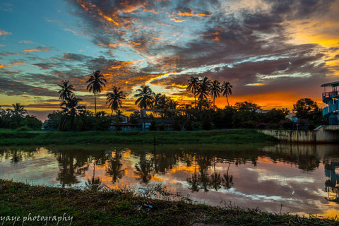 Sunrise Reflection - Posters by Yahya Ismail