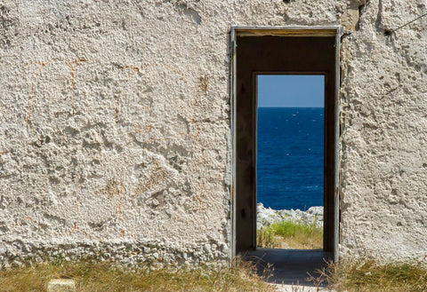 Door On The Ocean - Art Prints