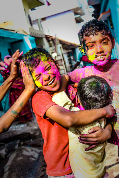 Holi Celebration - Large Art Prints