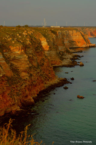 Cape Kaliakra At Sunset - Framed Prints