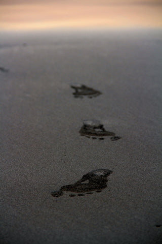 Footprints Of Happyness - Art Prints