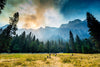Smoke On Yosemite - Art Prints