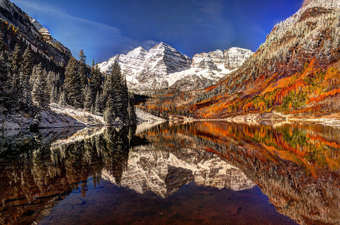 Maroon Bells - Posters by J. Philip Larson Photography