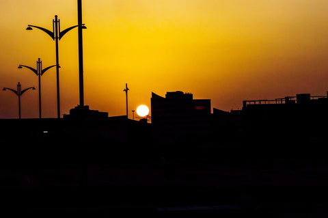 Sunset in Dubai by Kasun Jayasinghe