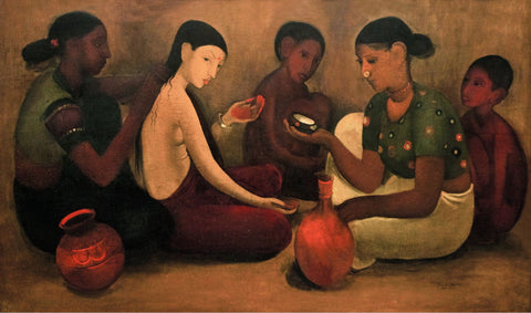 Brides Toilet - Posters by Amrita Sher-Gil