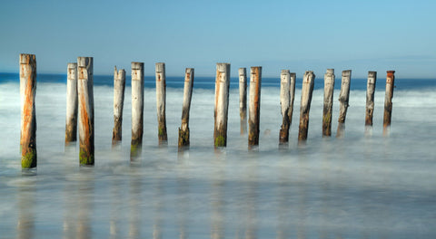 St Clair Breakwall - Canvas Prints by Duane Norrie Photography