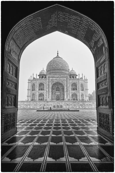 Taj Mahal In Frame - Art Prints