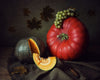 Pumpkins And Grapes - Canvas Prints