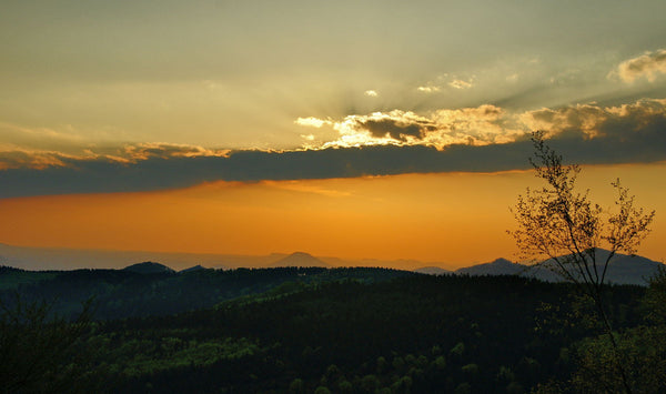 Sunset In The Mountains - Life Size Posters