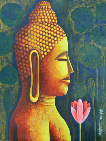 Buddha by Chandru S Hiremath