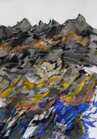 Mountain Trails - Posters by Kah Wah Tan