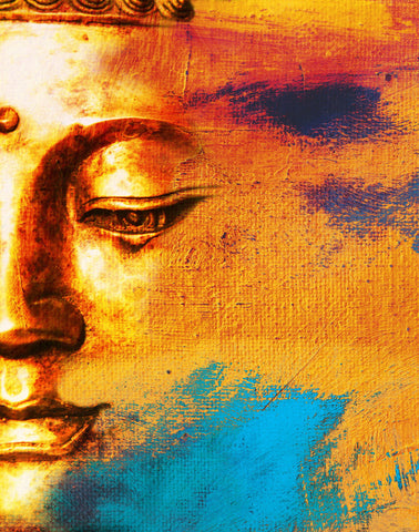 Meditating Gautam Buddha - Large Art Prints by Sina Irani