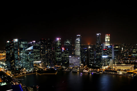Singapore Nightscape by Ananthatejas Raghavan