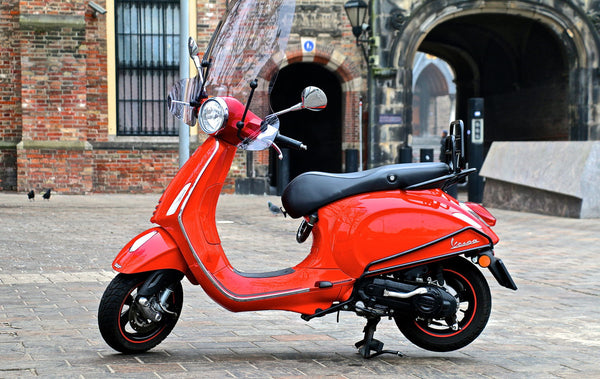 Red Scooter - Life Size Posters