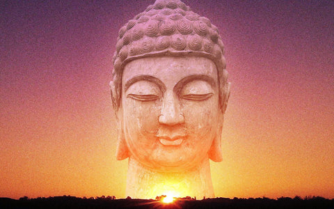 Buddha And The Sky - Framed Prints by Sina Irani