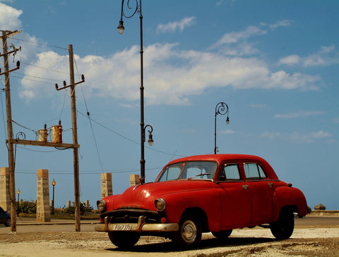 Old Car - Posters by Alain Dewint