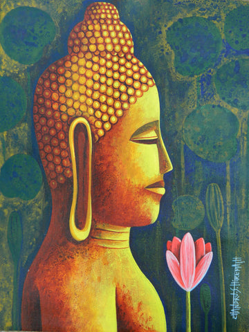 Buddha - Posters by Chandru S Hiremath